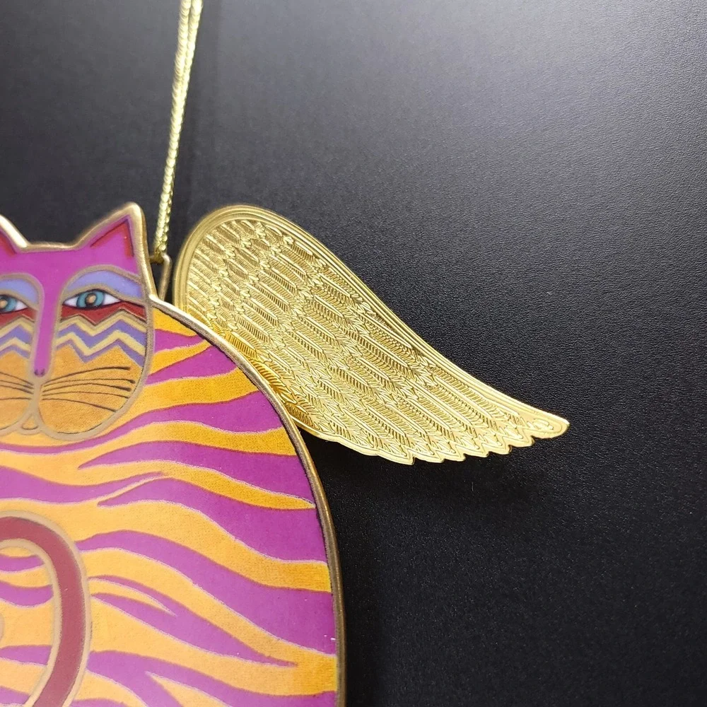Laurel Burch MARIA Angeli-Cats Bradford‎ Cat Angel Christmas Ornament Porcelain